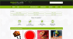 Desktop Screenshot of dxfplans.com